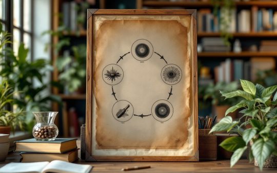 Poster scientifique vintage : une décoration inspirante