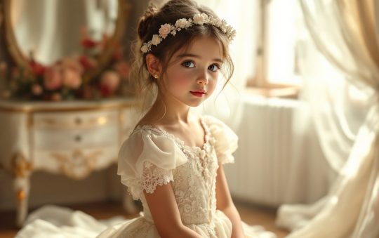 De la cour au dressing : les robes de princesse fille inspirées par les tendances haute couture