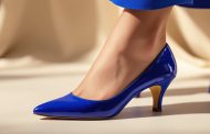 Les chaussures idéales pour sublimer une robe bleu électrique